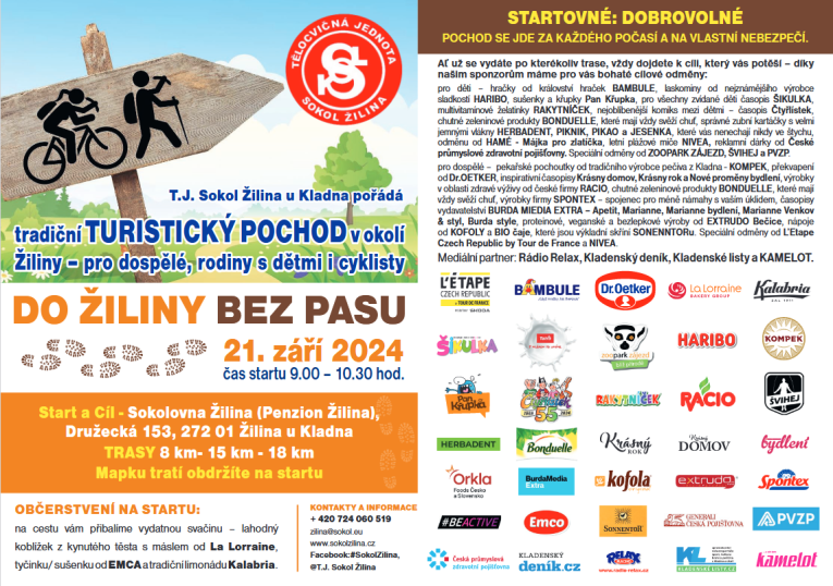 Turistický pochod Do Žiliny bez pasu