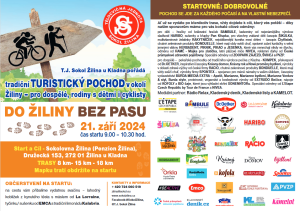 Turistický pochod Do Žiliny bez pasu