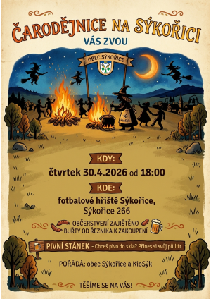 oslava čarodějnic na hřišti